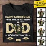 Custom Name Fishing Father's Day Gifts for Dad - Personalized Apparel
