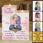 To My Bestie - I Promise - Personalized Candle Holder