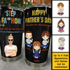 Step Fathor Like A Dad - Personalized Tumbler - Gift For Dad, Gift For Father's Day
