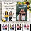 To My Bestie - Thank You For Being My Unbiological Sister -  Personalized Photo Frame