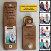 Your Loss  Changed My Heart - Personalized PU Leather Keychain -  Memorial Gift, Sympathy Gift
