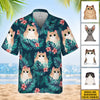 Cat Summer Vibe - Personalized Hawaiian Shirt - Gift For Dad, Gift For Pet Lovers