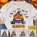 Custom Name Halloween Grandma Gifts - Personalized Apparel