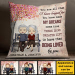 You Are All That I Have Longed - Gift For Couples, Personalized Pillow (Insert Included)