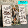 We Had Each Other - Personalized Horizontal Canvas - Upload Image, Gift For Couples, Husband Wife