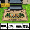 Making Memories At Campsite - Personalized Decorative Mat