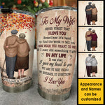 Custom Name Romantic Wife Gifts - Personalized Tumbler