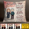 To My Gorgeous Wife Meeting You Was A Fate - Gift For Couples, Personalized Pillow (Insert Included)