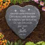 Don't Think We Are Far Apart - Personalized Memorial Stone - Memorial Gift, Sympathy Gift