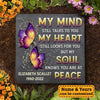 My Mind Still Talks To You - Personalized Memorial Stone, Human Grave Marker - Memorial Gift, Sympathy Gift
