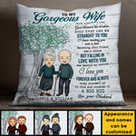Falling In Love With You Was Beyond My Control - Gift For Couples, Personalized Pillow (Insert Included)
