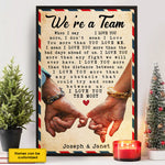 I Love You More Than The Distance Between Us - Gift For Couples, Personalized Vertical Poster