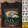 Making Memories One Campsite At A Time - Personalized Unisex T-Shirt, Hoodie, Sweatshirt - Gift For Couple, Husband Wife, Anniversary, Engagement, Wedding, Marriage, Camping Gift