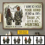Custom Name Hunting Couple Gifts - Personalized Poster