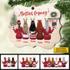 Always Better Together - Personalized Custom Benelux Shaped Wood Christmas Ornament