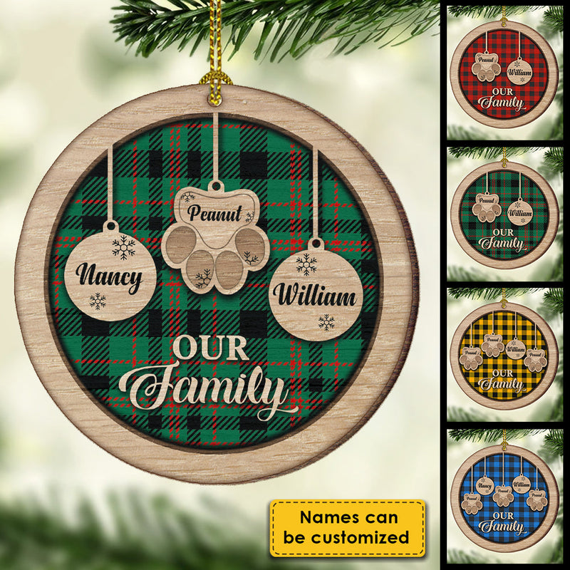Have A Merry Little Christmas - Personalized Custom Round Shaped Wood Christmas Ornament
