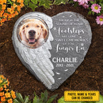 Sweet Memories Of Your Linger On - Personalized Memorial Stone, Pet Grave Marker - Upload Image, Memorial Gift, Sympathy Gift