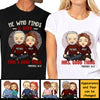 Find A Good Thing & Mrs. Good Thing - Personalized Matching Couple T-Shirt - Gift For Couple, Husband Wife, Anniversary, Engagement, Wedding, Marriage Gift