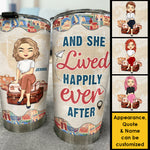A Girl Who Loves Traveling - Personalized Tumbler - Gift For Bestie