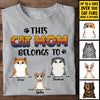 This Cat Dad Belongs To - Gift For Cat Dad, Cat Mom - Personalized Unisex T-Shirt, Hoodie