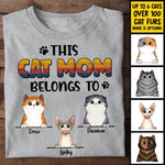 This Cat Dad Belongs To - Gift For Cat Dad, Cat Mom - Personalized Unisex T-Shirt, Hoodie