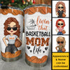 Livin' That Basketball Mom Life - Gift For Mom, Personalized Tumbler