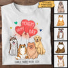 Happy Mother's Day Dog Mom, Heart Balloon - Mother's Day Gifts, Gift For Dog Mom, Personalized Unisex T-shirt, Hoodie
