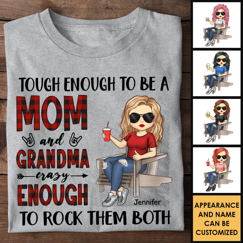 Tough Enough To Be A Mom - Gift For Mom, Grandma - Personalized Unisex T-shirt, Hoodie