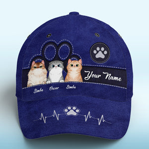 Keep Calm And Love Dogs Navy - Dog & Cat Personalized Custom Hat, All Over Print Classic Cap - New Arrival, Gift For Pet Owners, Pet Lovers