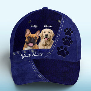 Custom Photo You Are My Beloved Pets Navy - Dog & Cat Personalized Custom Hat, All Over Print Classic Cap - New Arrival, Gift For Pet Owners, Pet Lovers
