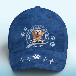The Best Therapist Has Fur And Four Legs Blue - Dog Personalized Custom Hat, All Over Print Classic Cap - New Arrival, Gift For Pet Owners, Pet Lovers