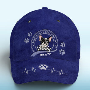 The Best Therapist Has Fur And Four Legs Navy - Dog Personalized Custom Hat, All Over Print Classic Cap - New Arrival, Gift For Pet Owners, Pet Lovers