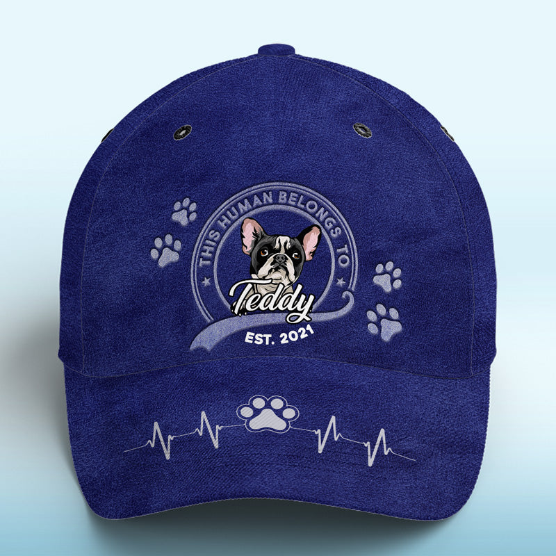 The Best Therapist Has Fur And Four Legs Navy - Dog Personalized Custom Hat, All Over Print Classic Cap - New Arrival, Gift For Pet Owners, Pet Lovers