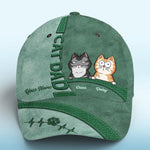 Keep Calm And Love Cats Green - Cat Personalized Custom Hat, All Over Print Classic Cap - New Arrival, Gift For Pet Owners, Pet Lovers