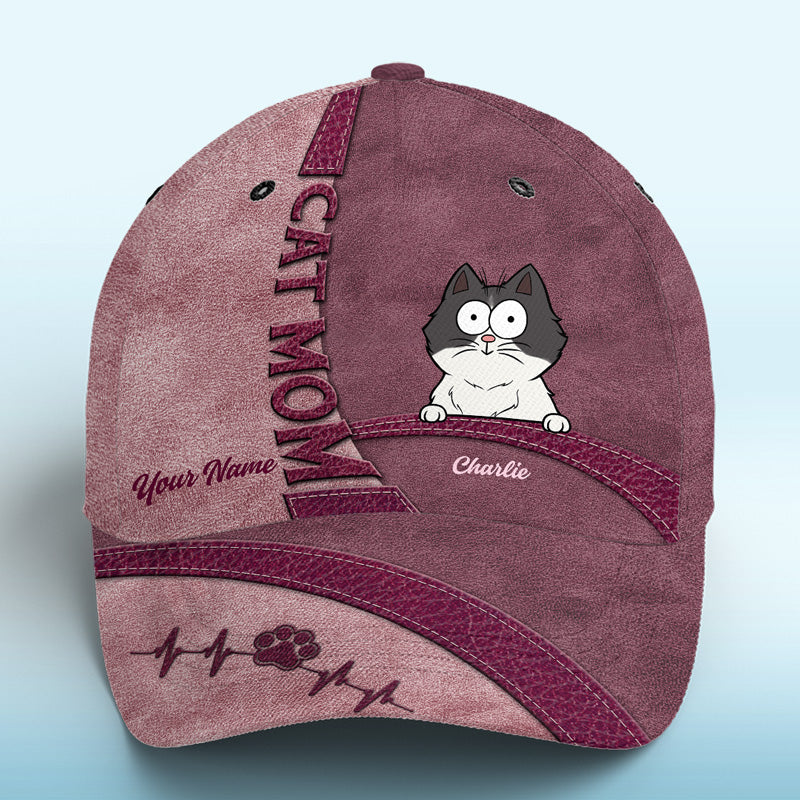 Keep Calm And Love Cats Pink - Cat Personalized Custom Hat, All Over Print Classic Cap - New Arrival, Gift For Pet Owners, Pet Lovers