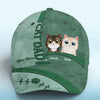 What Greater Gift Than The Love Of A Cat Green - Cat Personalized Custom Hat, All Over Print Classic Cap - New Arrival, Gift For Pet Owners, Pet Lovers