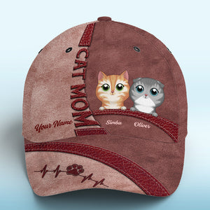 What Greater Gift Than The Love Of A Cat Red - Cat Personalized Custom Hat, All Over Print Classic Cap - New Arrival, Gift For Pet Owners, Pet Lovers