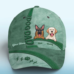 Happiness Is A Warm Puppy Green - Dog Personalized Custom Hat, All Over Print Classic Cap - New Arrival, Gift For Pet Owners, Pet Lovers