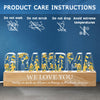 We Love You Mom - Family Personalized Custom Acrylic Letters 3D LED Night Light - Mother's Day, Gift For Mom, Grandma