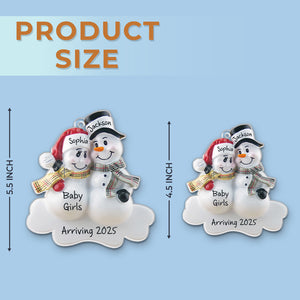 A Grand Adventure Is About To Begin - Family Personalized Custom Ornament - Acrylic Custom Shaped - Christmas Gift For Family Members, Pregnancy