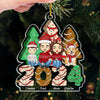 Making Memories Christmas Time - Family Personalized Custom Ornament - Acrylic Custom Shaped - Christmas Gift Family Members, Pet Owners, Pet Lovers