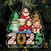 Making Memories Christmas Time - Family Personalized Custom Ornament - Acrylic Custom Shaped - Christmas Gift Family Members, Pet Owners, Pet Lovers