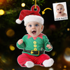 Custom Photo The Miracle Of Life - Family Personalized Custom Ornament - Acrylic Custom Shaped - Christmas Gift For Baby Kids, Newborn Baby
