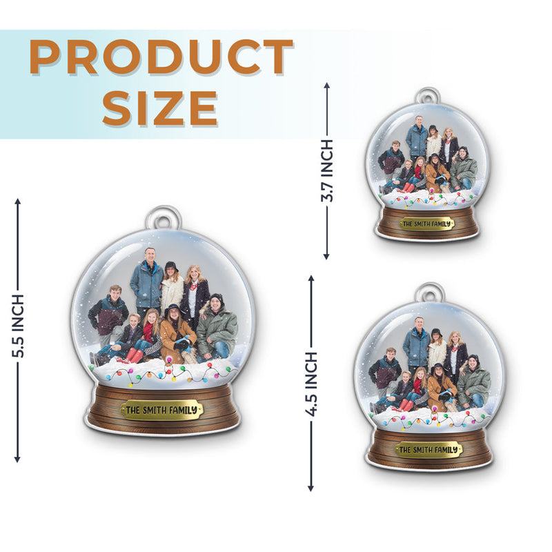Custom Photo A Human Who Loves Horses - Horse Personalized Custom Ornament - Acrylic Custom Shaped - Christmas Gift For Pet Owners, Pet Lovers