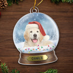 Custom Photo Tis The Season To Be Furry And Bright! - Dog Personalized Custom Ornament - Acrylic Custom Shaped - Christmas Gift For Pet Owners, Pet Lovers