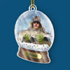 Custom Photo There's No Such Thing As A Bad Day When You're Fishing - Fishing Personalized Custom Ornament - Acrylic Custom Shaped - Christmas Gift For Fishing Lovers, Fisherman
