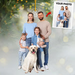 Custom Photo Special Gift - Dog & Cat Personalized Custom Ornament - Acrylic Custom Shaped - Christmas Gift For Pet Owners, Pet Lovers