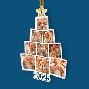 Custom Photo Family The Perfect Christmas Tree - Family Personalized Custom Ornament - Acrylic Custom Shaped - Christmas Gift For Family Members