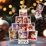 Custom Photo Christmas Family Keepsake - Personalized Ornament