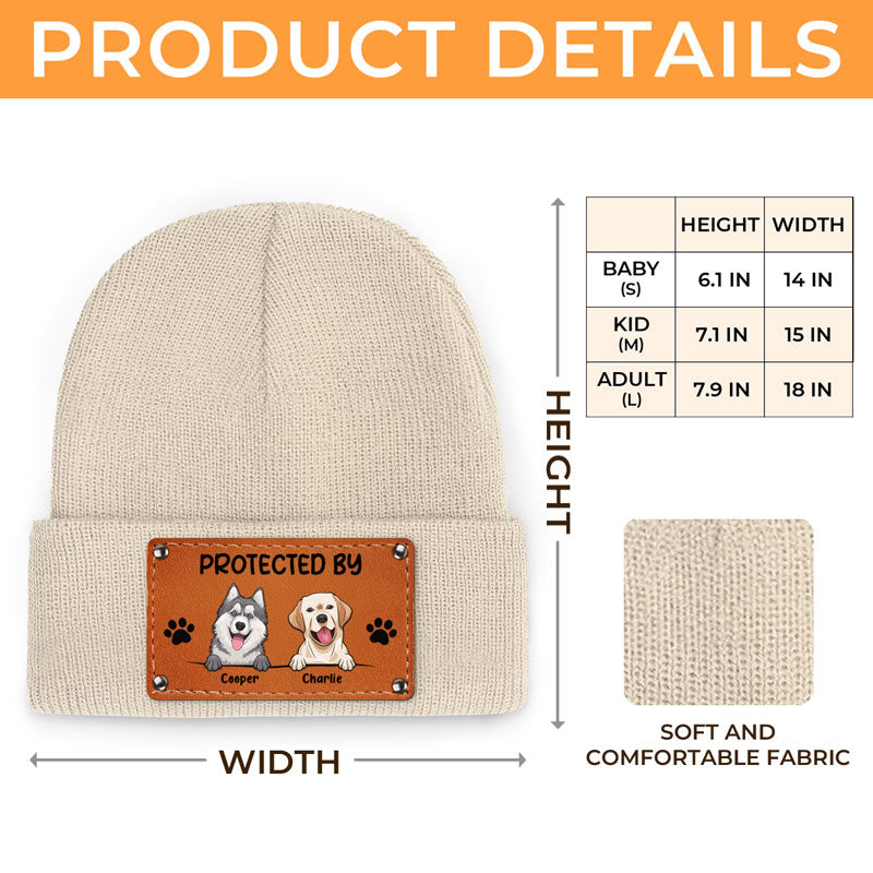 Custom Baby Beanie Hat - Personalized Baby Shower, Gender Reveal Gifts For New Moms, New Dads, New Parents, Dog Cat Lovers - Every Dog Needs A Baby